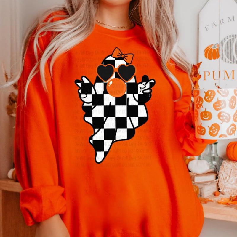 Checkered Ghostie 🧡